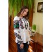 Embroidered blouse "Exotic Flowers"